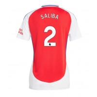 Arsenal William Saliba #2 Kotipaita Naiset 2024-25 Lyhythihainen